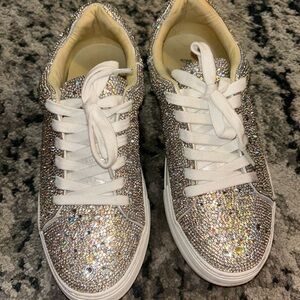 Betsey Johnson blingy sneakers